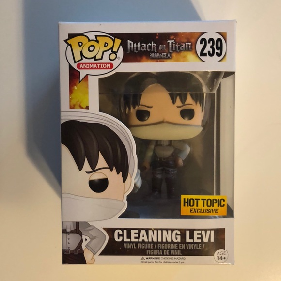 cleaning levi funko pop